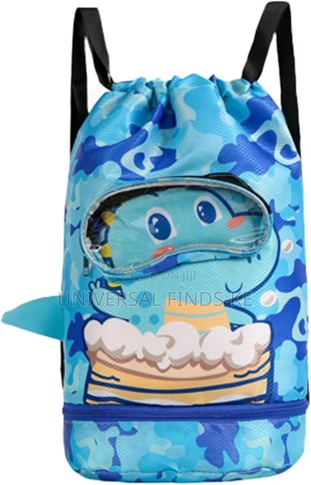 Cartoon Drawstring Waterproof Swimming Bag - thumbnail 3