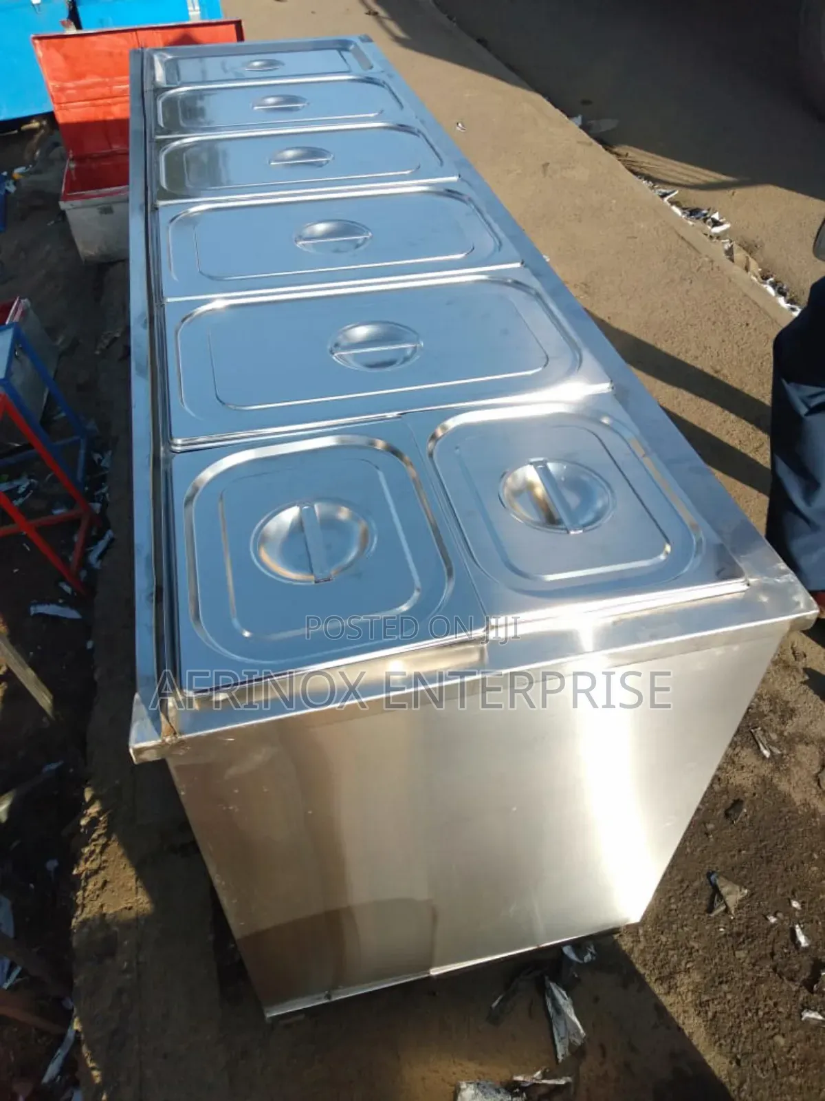 Open Bain Marie Food Warmer