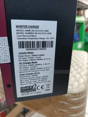 Hybrid Inverter 2kva 12v