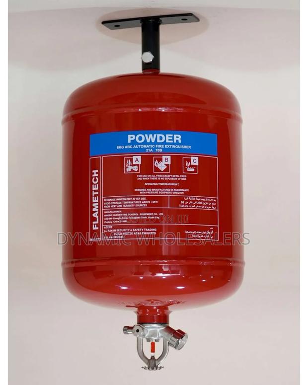 Flametech 6kg Automatic Abc Dry Powder Fire Extinguisher - main view