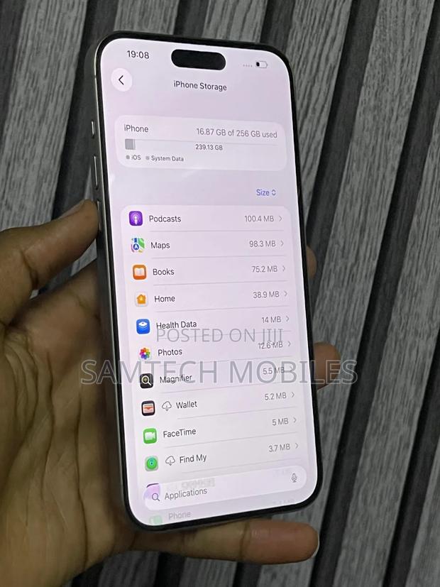 Apple iPhone 15 Pro Max 256 GB Silver - thumbnail 6