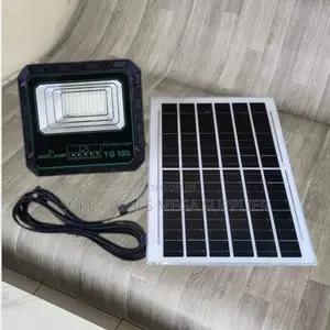 Jsot 100w Outdoor Security Solar Flood Light With Auto on/Off