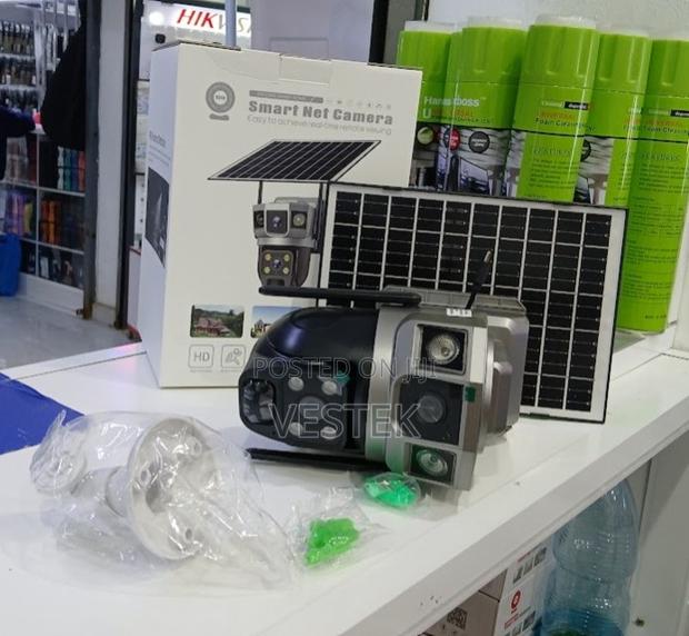 4g V380 Pro Solar Camera Security CCTV Dual Lens Surveillance Camera