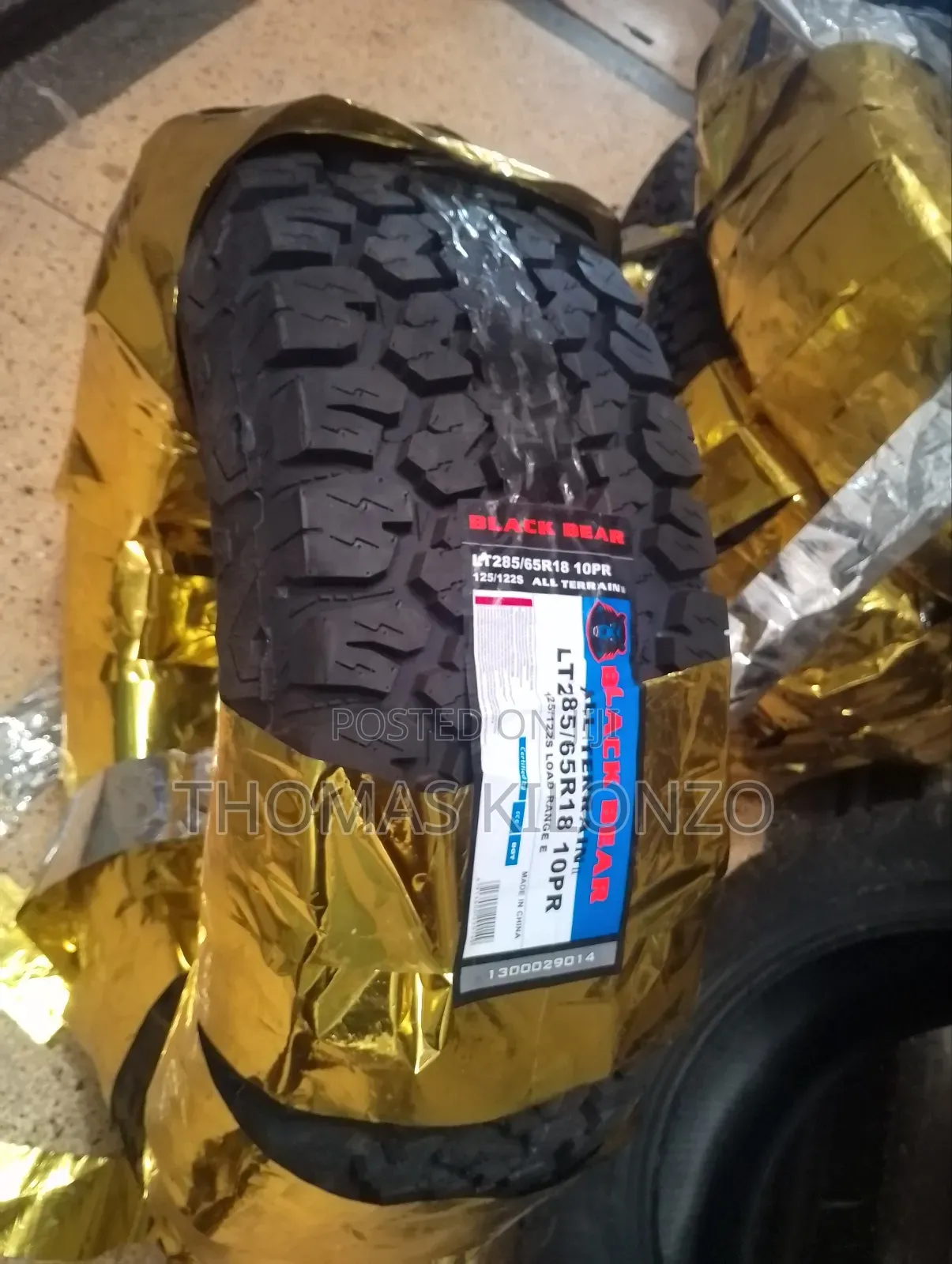 285/65r18 Black Bear 10pr at Ryres