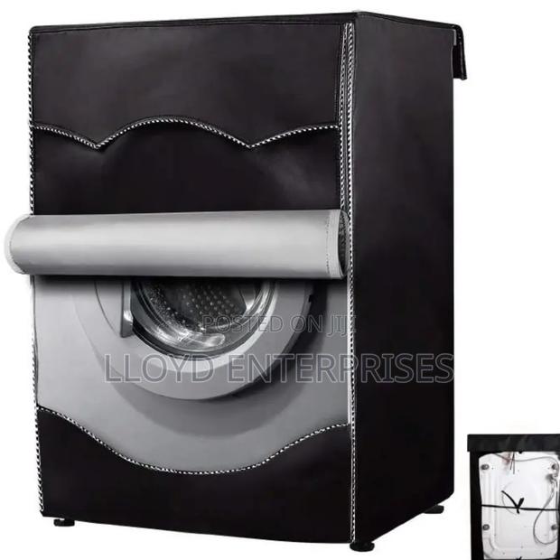Black Washing Machine Cover 85*65*60cm - main view