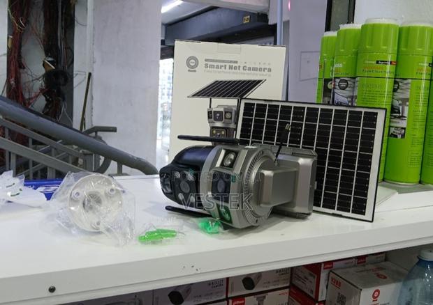 Dual Lens V380 Solar Powered CCTV Camera 4g Solar 4mp Camera