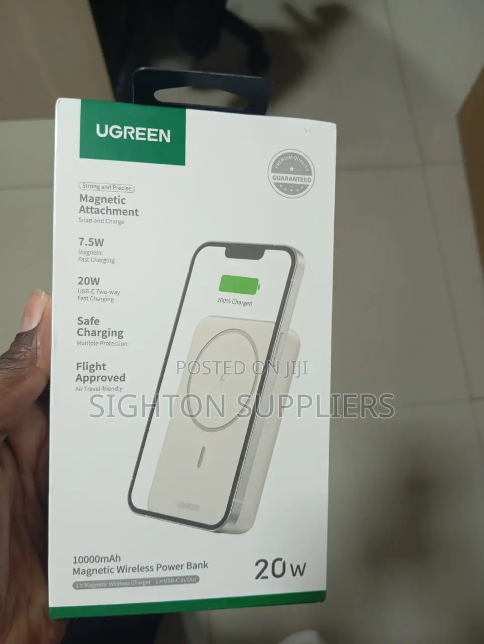 Ugreen Wireless Magnetic Power Bank 10000mah