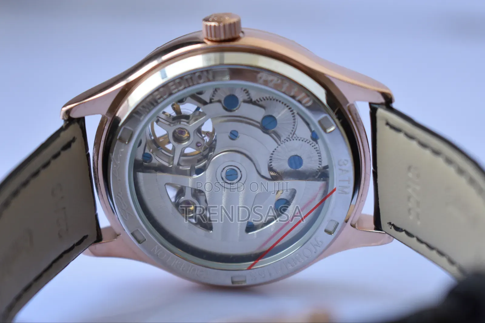 Patek Philippe Twin Tourbillon Moon Dial Watch