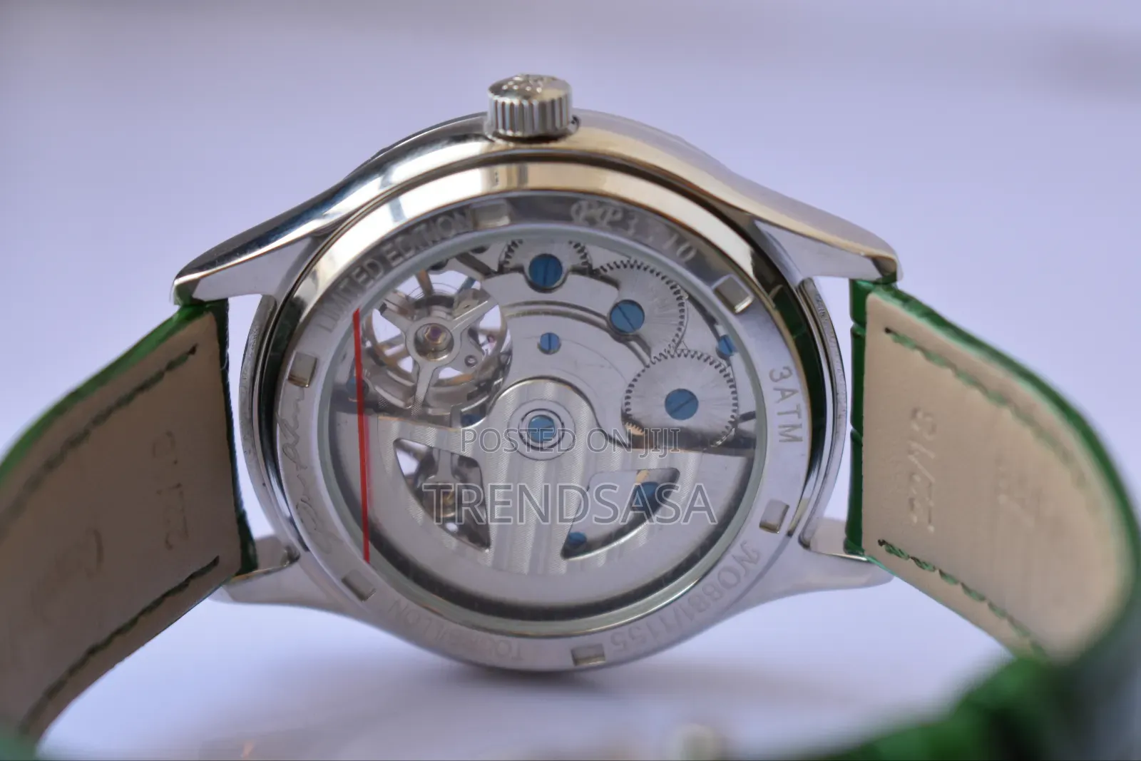 Patek Philippe Twin Tourbillon Moon Dial Watch