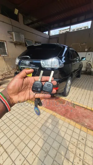 Toyota Harrier Immo Key Cutting and Programming