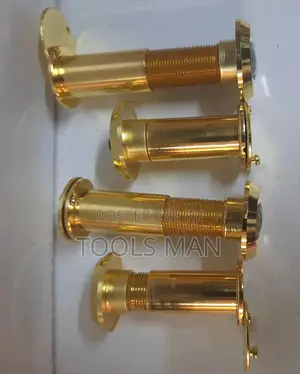 16mm Gold Door Viewer Peep /Spy Hole.Privacy Cover-gold.Adjustable
