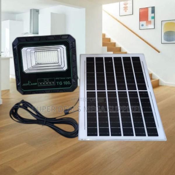 Jsot 100w Solar Flood Light With Multiple Control and Easy Setup