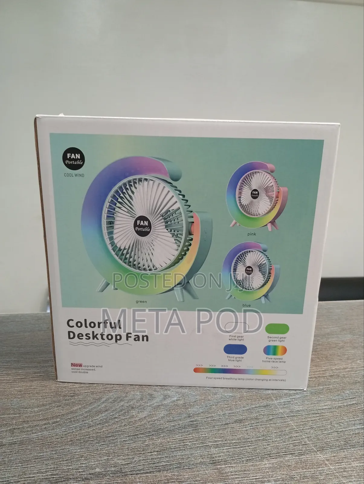 Colourful Desktop Fan