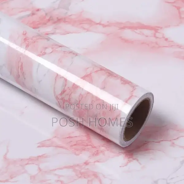 Pink Quality Self Adhesive Waterproof Contact Papers