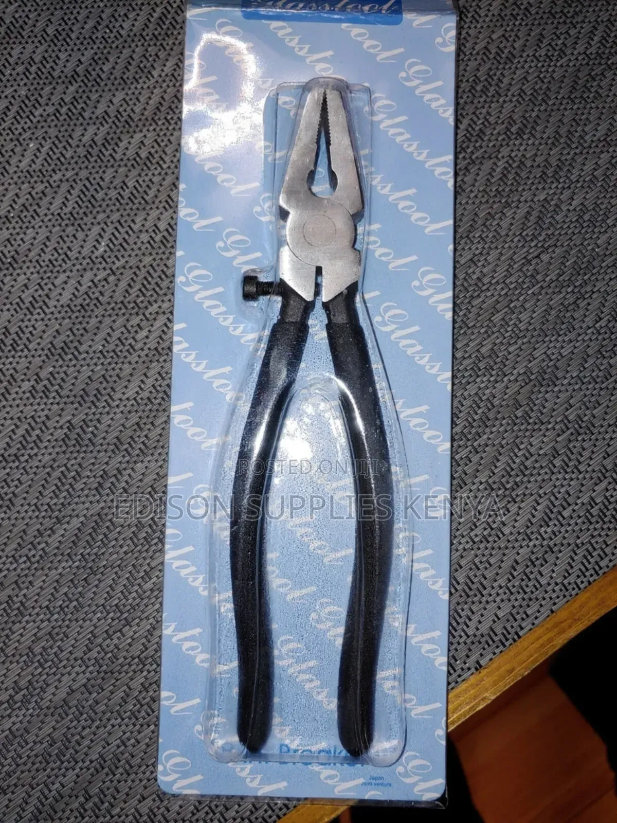 Glass Running Pliers Glass Breaking Plier Flat Nose 8" Score Line