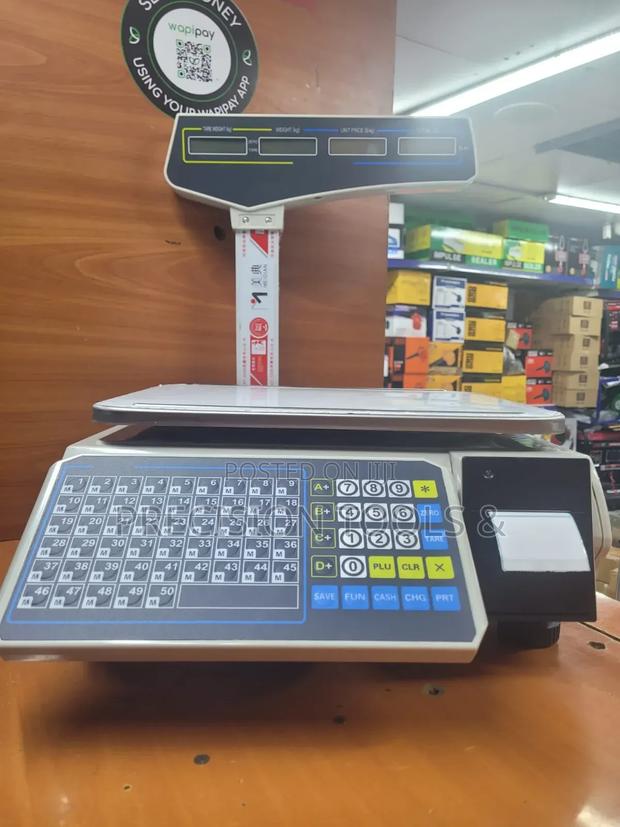 Barcode Scale 30kg 5g Division