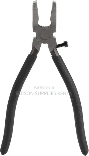 Glass Running Pliers Glass Breaking Plier Flat Nose 8" Score Line