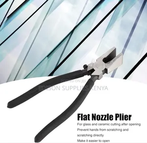 Glass Running Pliers Glass Breaking Plier Flat Nose 8" Score Line