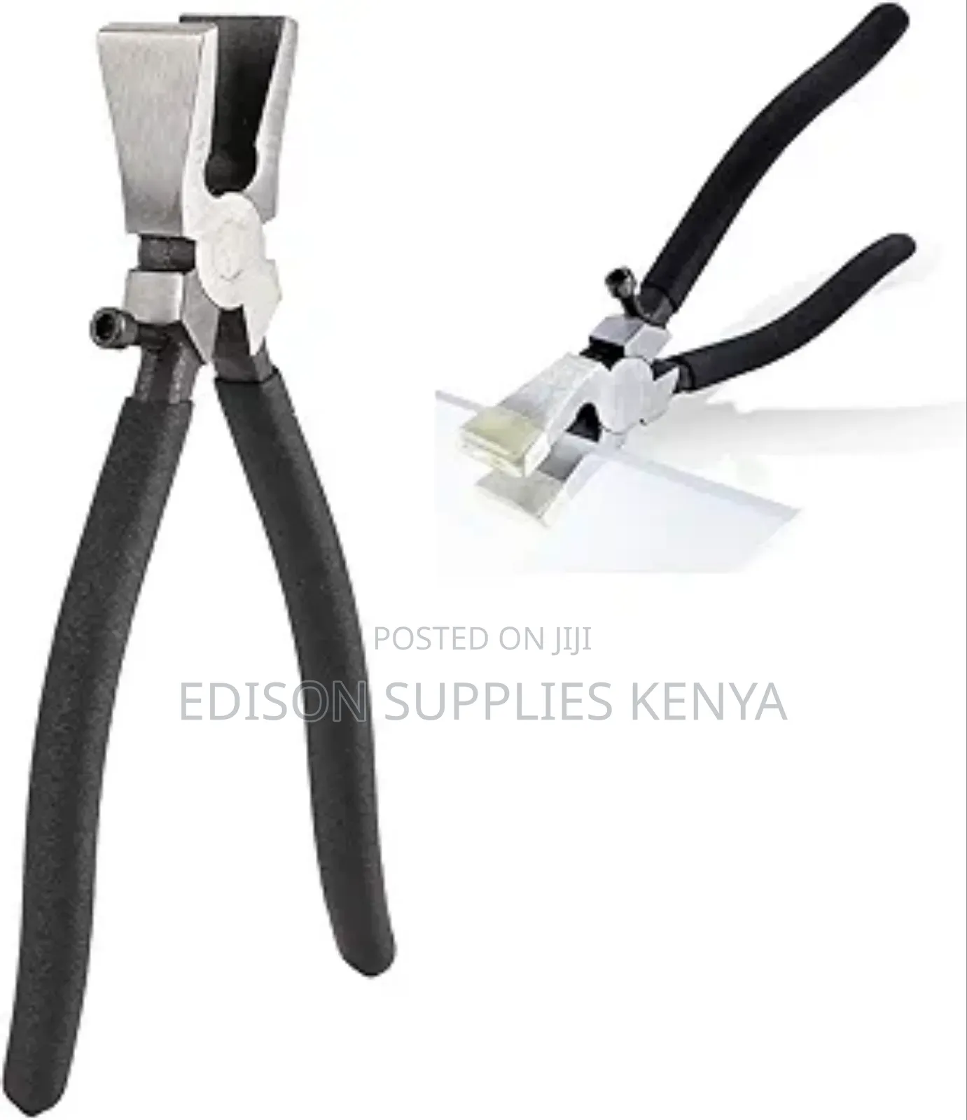 Glass Running Pliers Glass Breaking Plier Flat Nose 8" Score Line