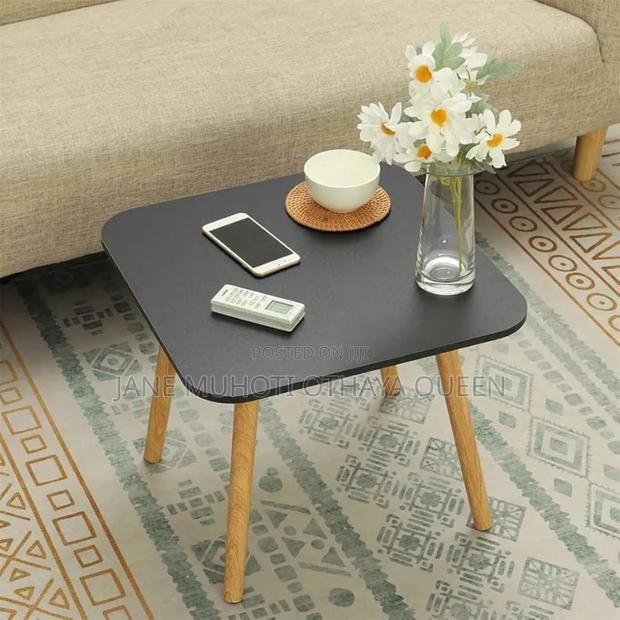 *Contemporary Square Shaped Side Stool/Table - thumbnail 3