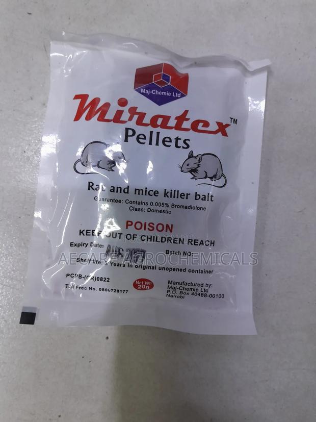 Miratex Rat and Mice Killer Bait Pellets 20grams - main view