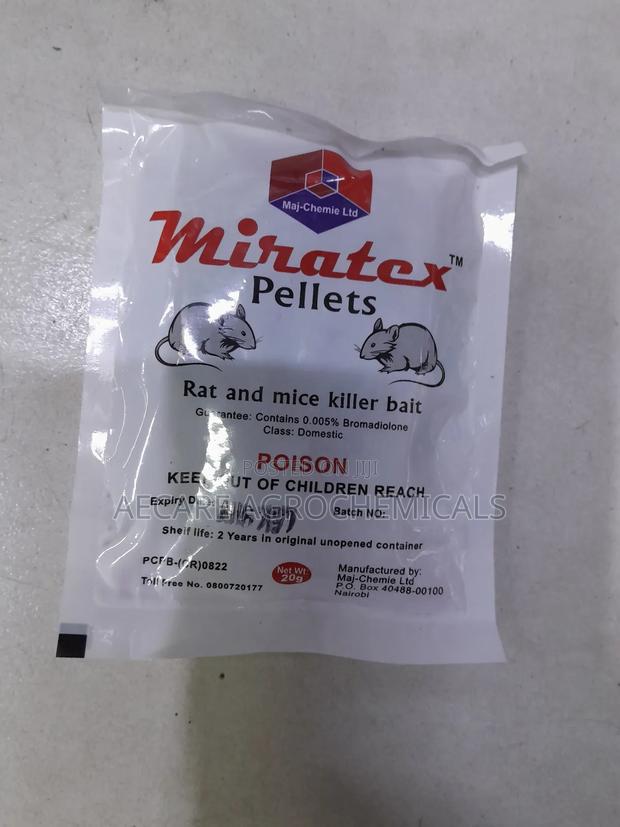 Miratex Rat and Mice Killer Bait Pellets 20grams - thumbnail 2