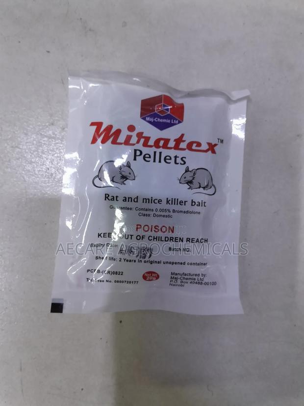 Miratex Rat and Mice Killer Bait Pellets 20grams - thumbnail 3