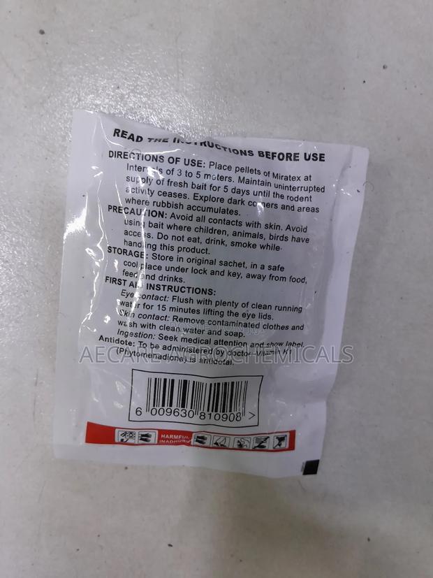 Miratex Rat and Mice Killer Bait Pellets 20grams - thumbnail 4
