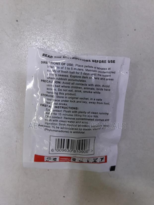 Miratex Rat and Mice Killer Bait Pellets 20grams - thumbnail 5