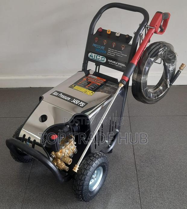 Aico Japan Electric Pressure Washer 5hp Motor Max Pressure 3450psi