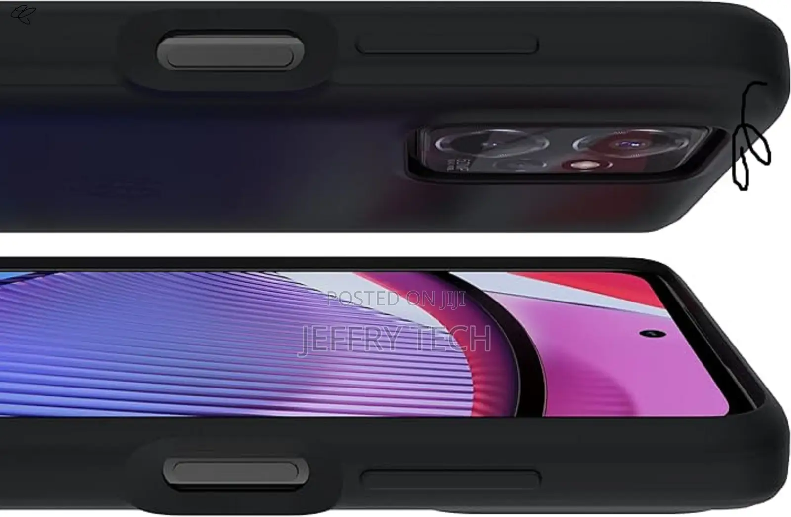 Pikier Motorola Moto G Power Slim Silicone Protective Case - Black