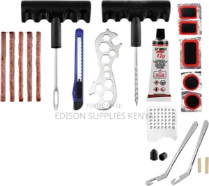 22pcs Tyre Puncture Repair Kit Bicycle Tire Fix Car Wheels Bike Kit