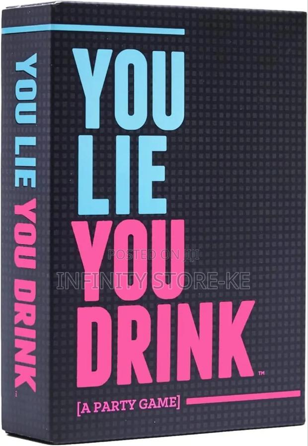 You Lie You Drink Card Game - main view