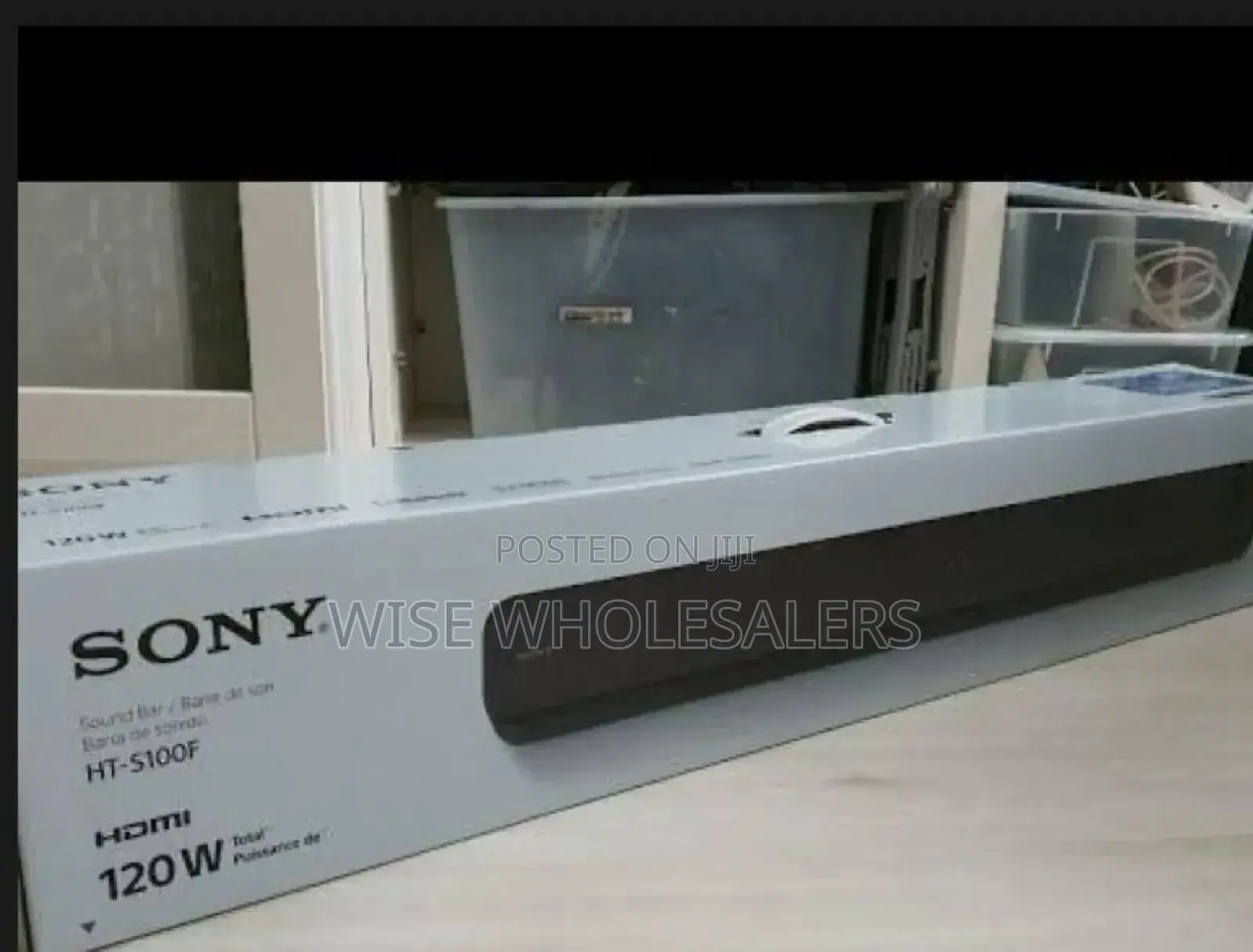 Sony Ht-s100f 2” Single Soundbar With Bluetooth- With 120w***