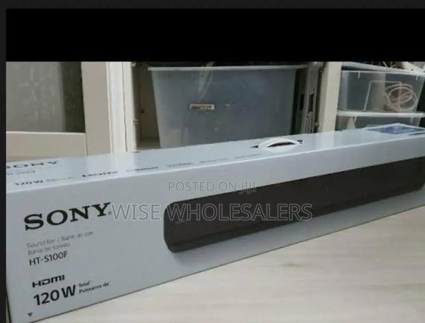 Sony Ht-s100f 2” Single Soundbar With Bluetooth- With 120w***