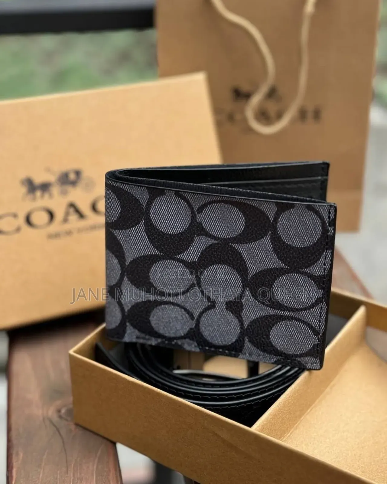 *2in1 Coach Men's Gift Set