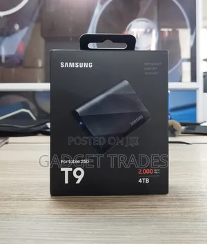 Samsung 4tb T9 Portable SSD (Black)