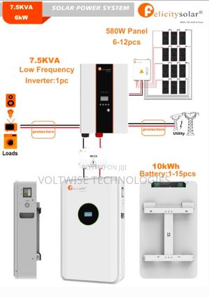 Felicity Solar 7.5kva / 6kw Complete Solar Power System - main view
