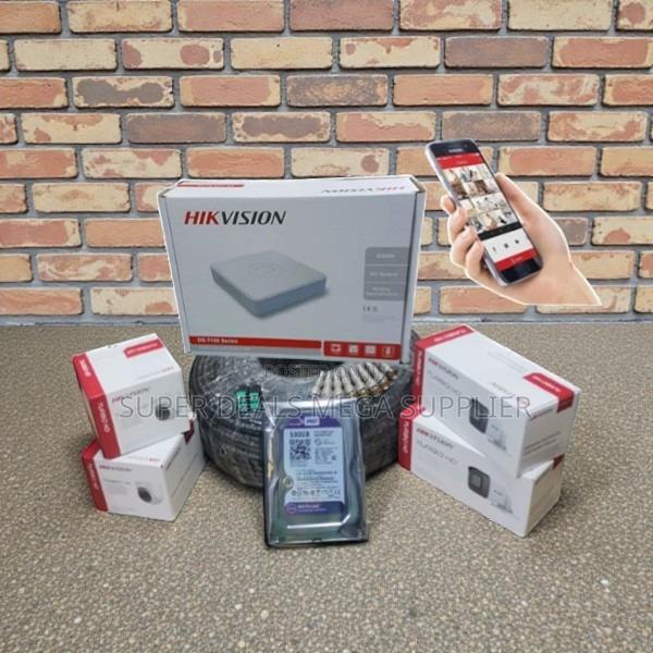 Top Quality Hikvision 4 Hd 1080p 2mp CCTV Cameras Complete System Kit