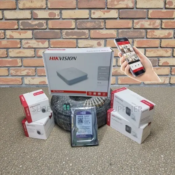 Top Quality Hikvision 4 Hd 1080p 2mp CCTV Cameras Complete System Kit