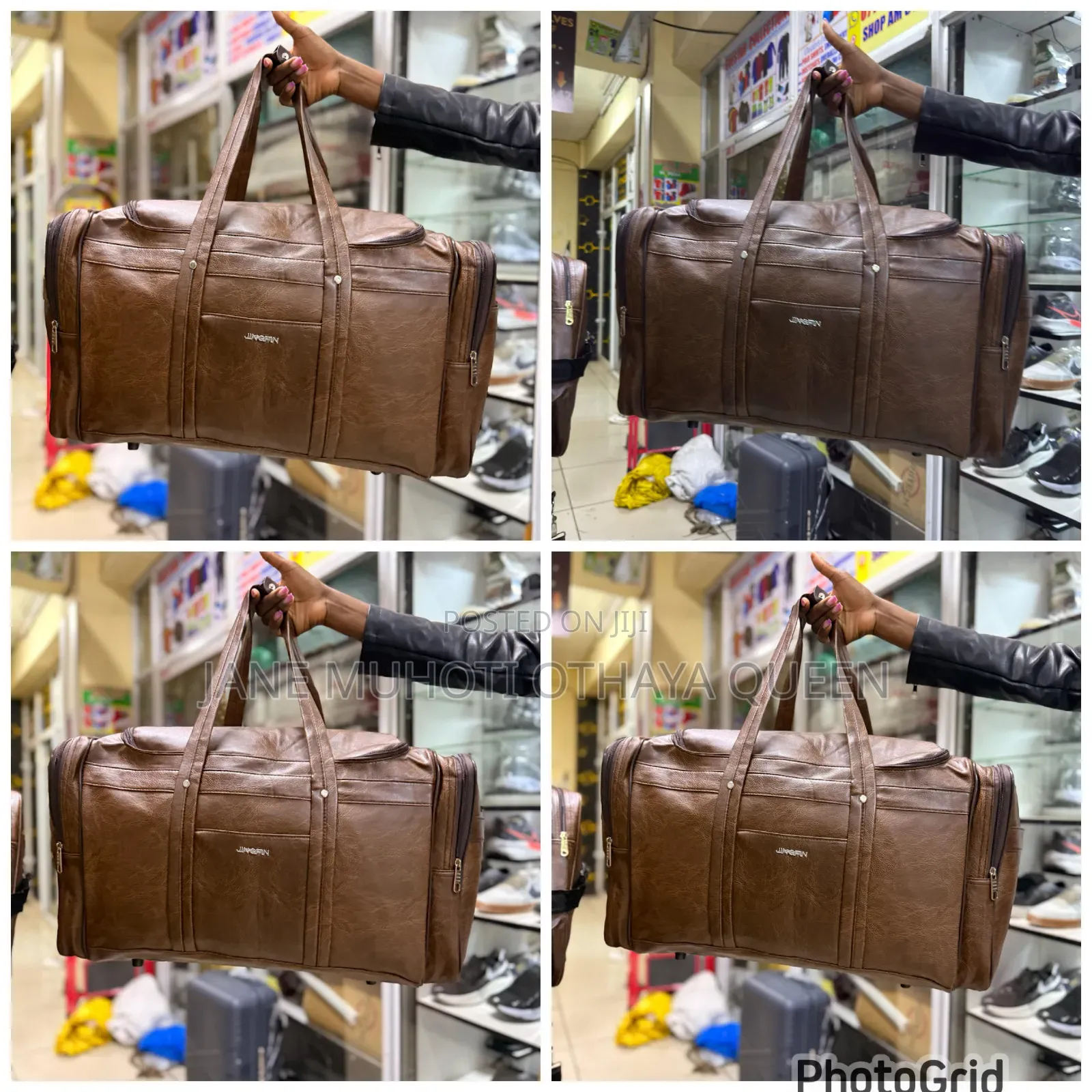 Large Travel Pu Leather Bag