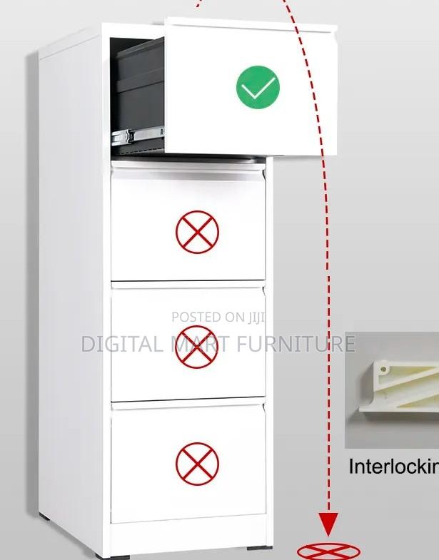 4 Drawer White Modern Modular Furniture - thumbnail 2