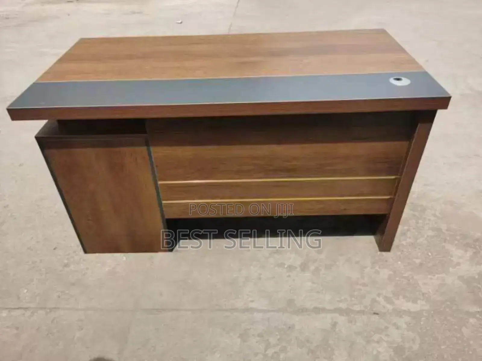 1.4m Brown Executive Office Desk