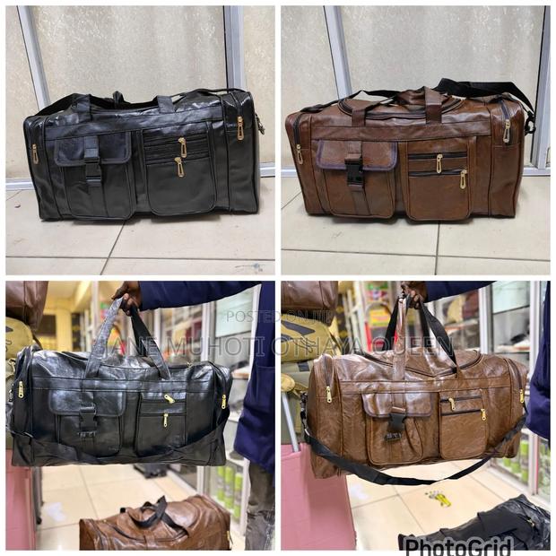 New in Pu Leather Travel Duffel Bag - thumbnail 2