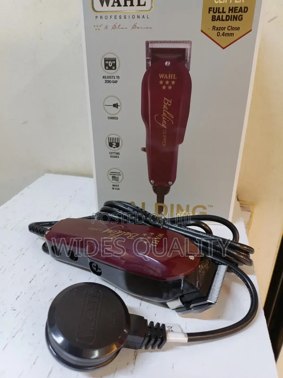 Wahl Professional 5-Star Balding Clipper.