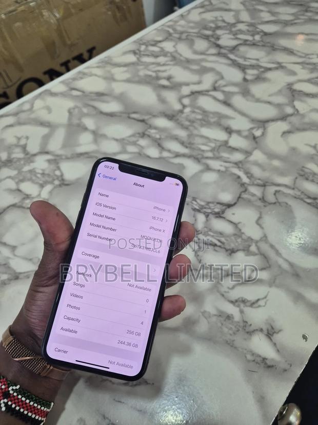 Apple iPhone X 256 GB Black - thumbnail 5