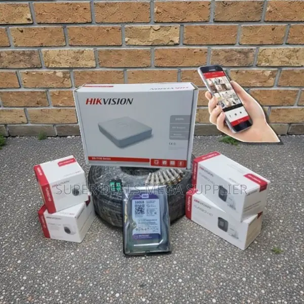 Ultra High Quality Hikvision 4 Hd 1080p 2mp CCTV Complete System Kit