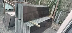 Silver Black Standard Granite Slabs 2x8ft
