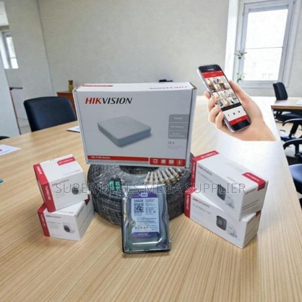 Energy Saving Hikvision 4 1080p 2mp CCTV Cameras Complete System Kit - main view