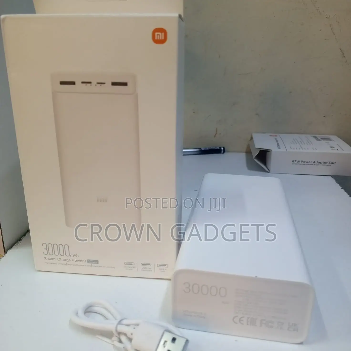 Mi 30000mah Power Bank With 18w Fast Charging Triple Ports